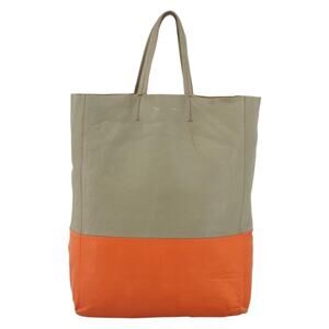 Celine Leather Handbag Beige